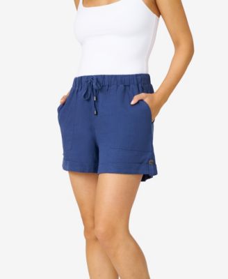 Короткое женское платье из льняной смеси Cable & Gauge на завязках