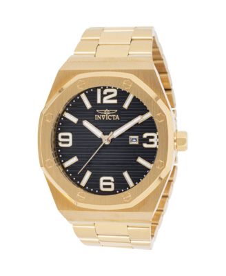 Мужские кварцевые часы Invicta 45783 Huracan с черным циферблатом и 3 стрелками