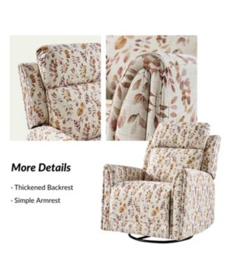 Alfons Swivel And Rocker Power Recliner With Headrest