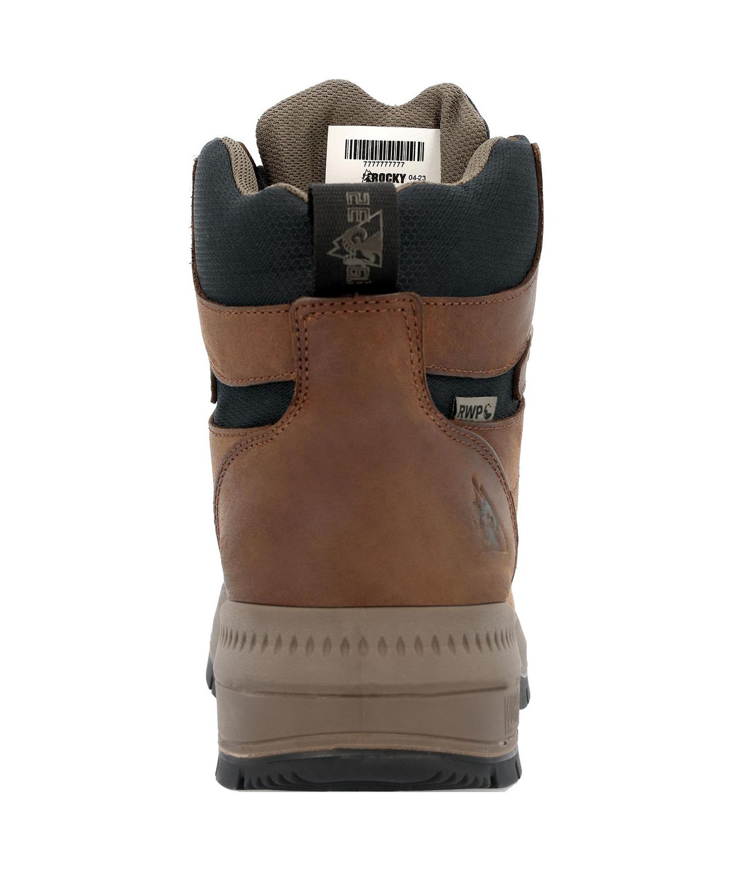 Мужские ботинки ROCKY Worksmart Waterproof Composite Toe Work Boot, цвет: Crazy Horse — фото 4