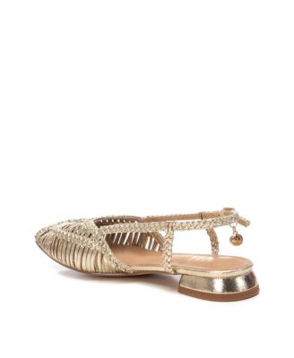 Women's Braided Slingback Flats By XTI
