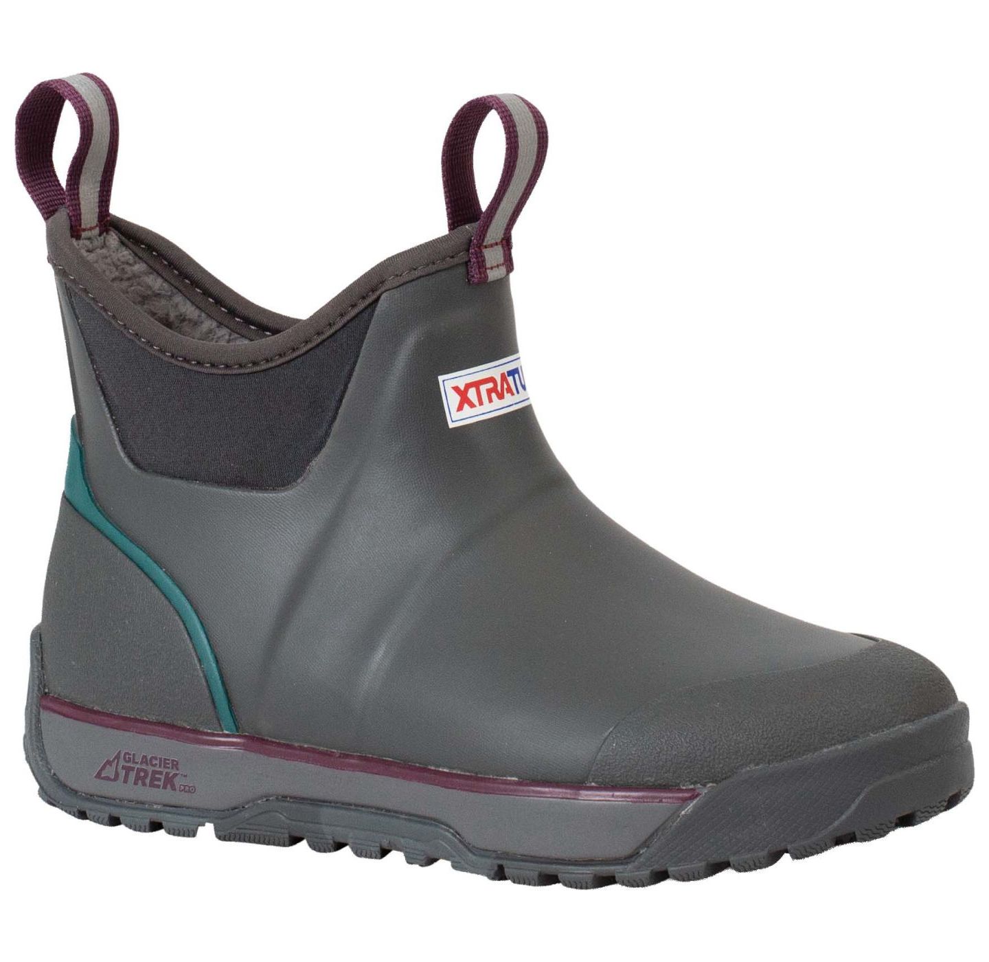 Женские ботинки XTRATUF Ice Fleece Lined Ankle Deck Boot, цвет: Серый — фото 7