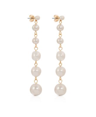 Multi-Freshwater Cultivated Pearl Linear Earrings