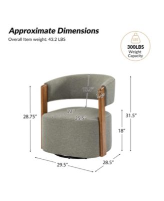 Single piece Fabric Rainer Armchair