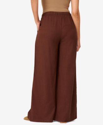 Широкие женские брюки из льняной смеси Cable & Gauge