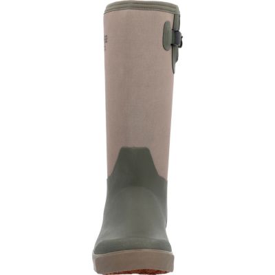 Men's Dry-Strike Waterproof Brown & Green 16" Deck Boot