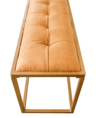 Fabric Upholstered Bench for Bedroom Seating or Decorative Accent