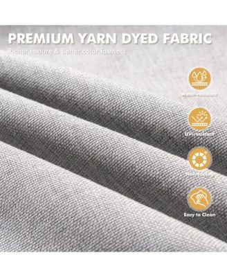 13 Piece Outdoor Patio Furniture Sets with Fire Pit Table,All Weather Wicker Sectional Sofa with Extra Deep Patio Swivel Chairs and Solar PoweRed Coffee Table for