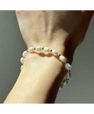 Gold Filled Pearl Bead Bracelet