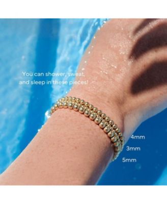 Gold Filled Classic Bead Bracelet - 3mm