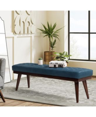 Terencio Bedroom Genuine Leather Bench