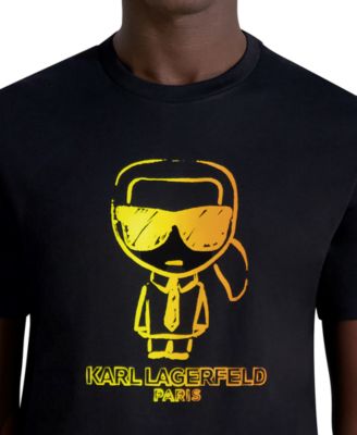 Men's Outline Character Logo Graphic T-Shirt