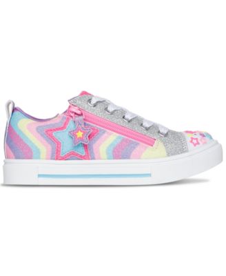 Little Girls Twinkle Toes: Twinkle Sparks - Cosmic Burst Light-Up Casual Sneakers from Finish Line