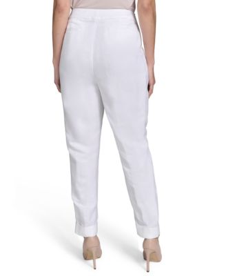 Женские облегающие брюки Calvin Klein средней посадки