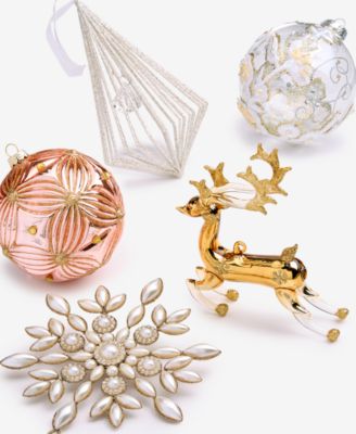 Holiday Lane Gilded Glamour Collection Macys Exclusive In Transparent