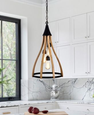 15" Vissenta 3-Light Indoor Chandelier