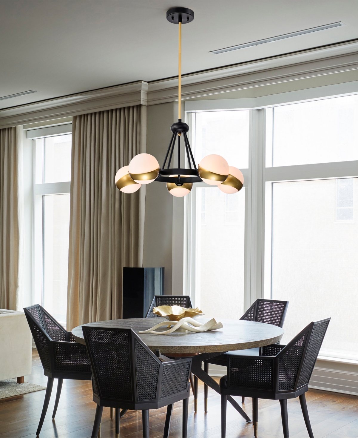 Home Accessories 23" Melite 5-light Indoor Chandelier