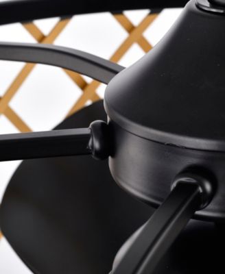 25" Annas 6-Light Indoor Ceiling Fan Chandelier