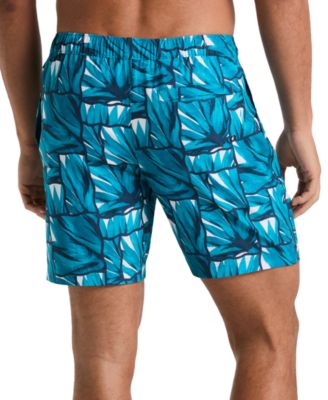 Оригинальные мужские плавательные шорты Penguin Tile с принтом агавы