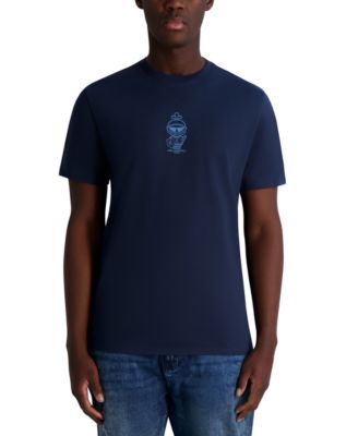 KARL LAGERFELD PARIS - Men's Small Armor Logo Graphic T-Shirt