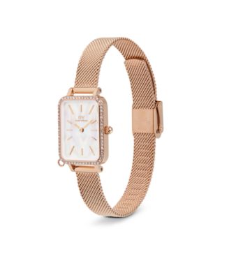 Women's Analog Rose Gold Tone Stainless-Steel Watch, 20mm