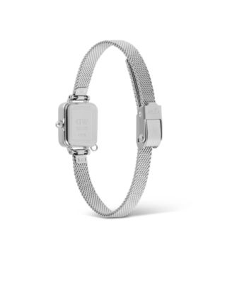 Women's Analog Silver Tone Stainless-Steel Watch, 15mm