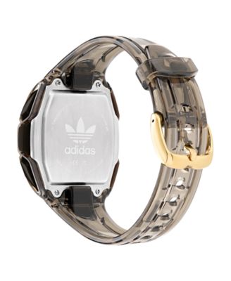 Unisex Analog Black Resin Watch, 45mm