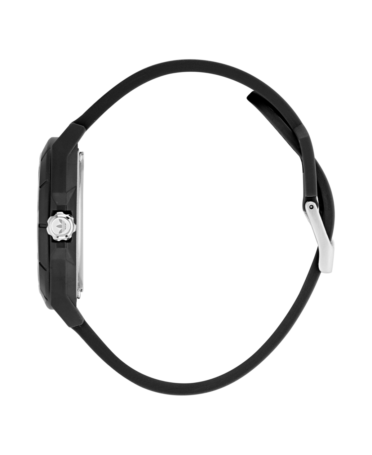 Shop Adidas Originals Unisex Analog Black Resin Watch, 41mm
