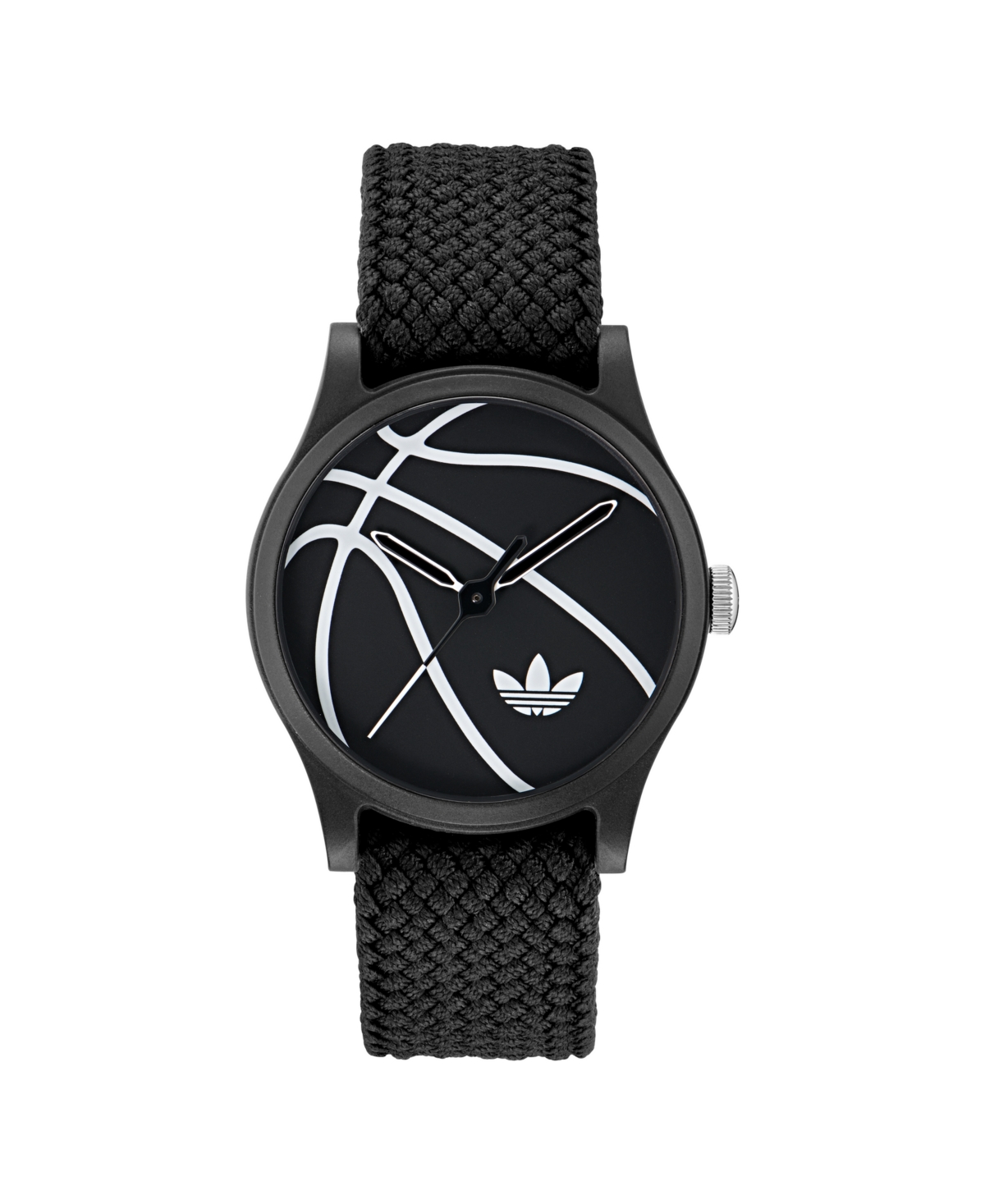 Adidas Originals Unisex Analog Black Nylon Watch, 39mm