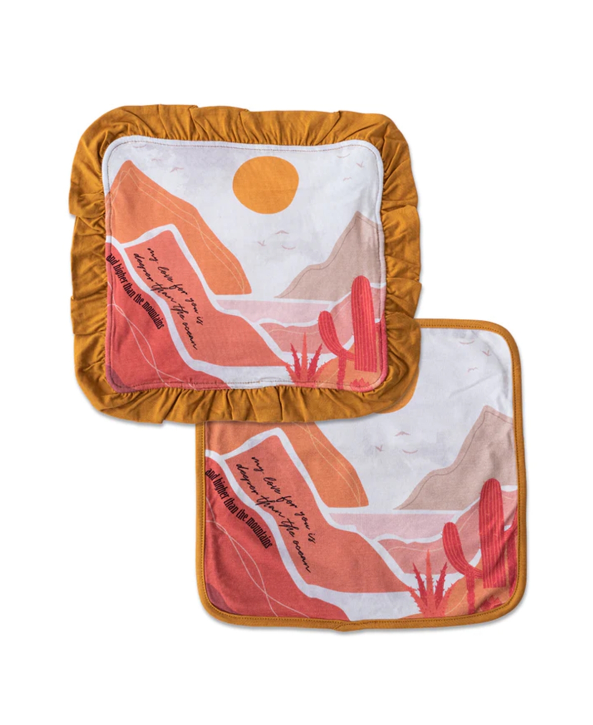 Earth Baby Outfitters Baby Boys And Girls 2-pack Luxe Security Blanket Set