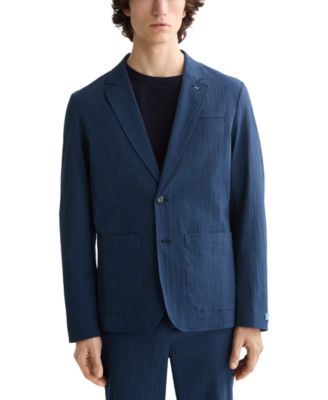 SCOTCH & SODA - Men's Relaxed Fit Unconstructed Seersucker Blazer