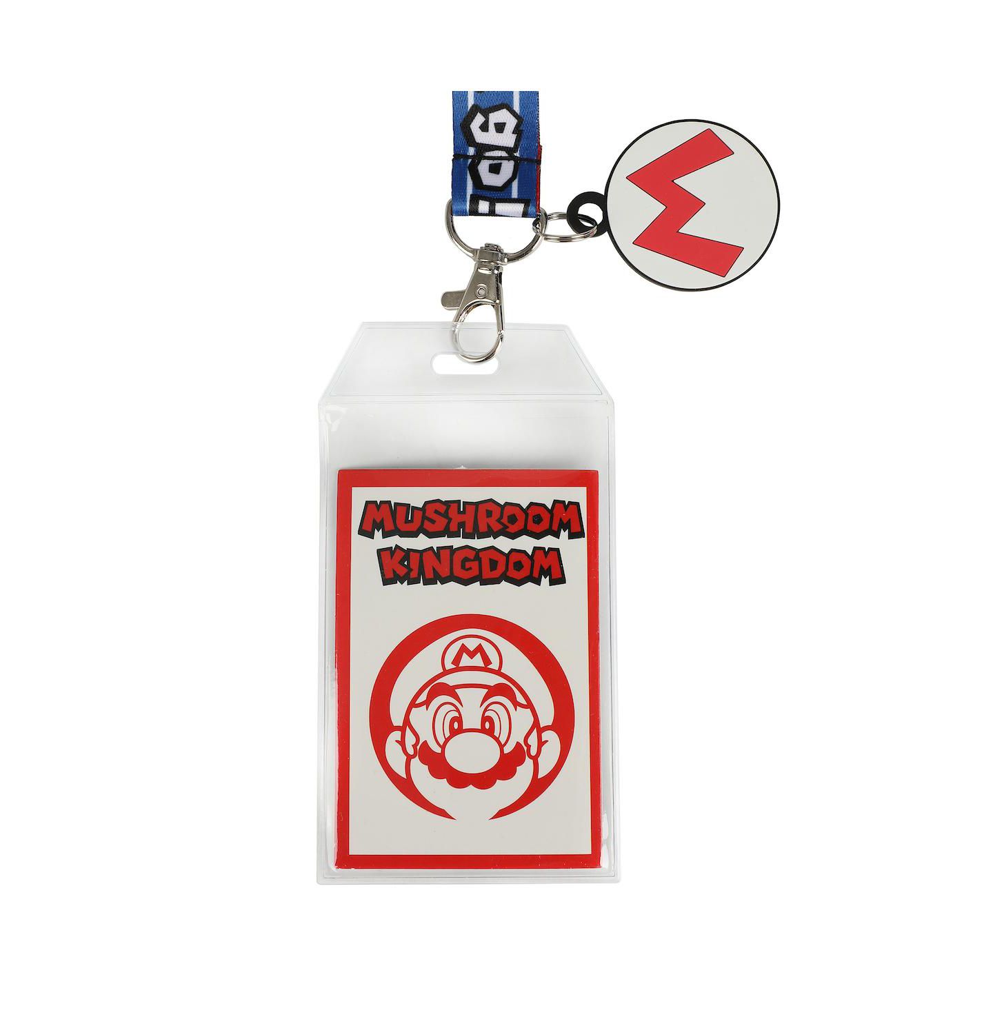 Женские брелоки SUPER MARIO Officially Licensed Mario Lanyard with PVC Rubber Charm, цвет: Разноцветный — фото 2