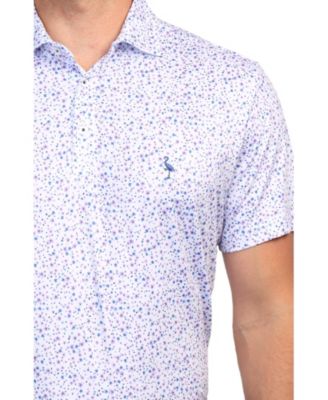 Мужское стильное поло с цветочным рисунком от Tailorbyrd