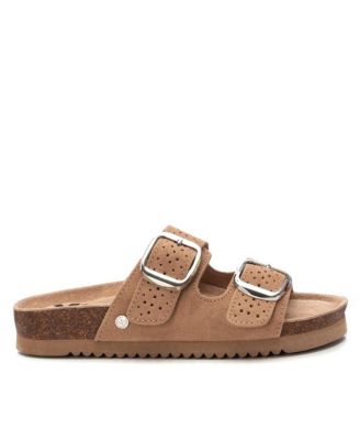 Women's Suede Slip on Sandals By XTI