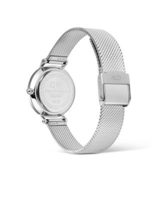 Women's Analog Silver Tone Stainless-Steel Watch, 28mm