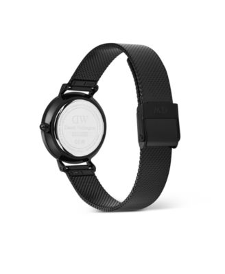 Women's Analog Black Stainless-Steel Watch, 28mm