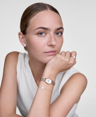 Women's Analog Rose Gold Tone Stainless-Steel Watch, 22mm