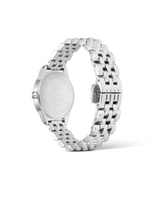 Women's Analog Silver Tone Stainless-Steel Watch, 22mm