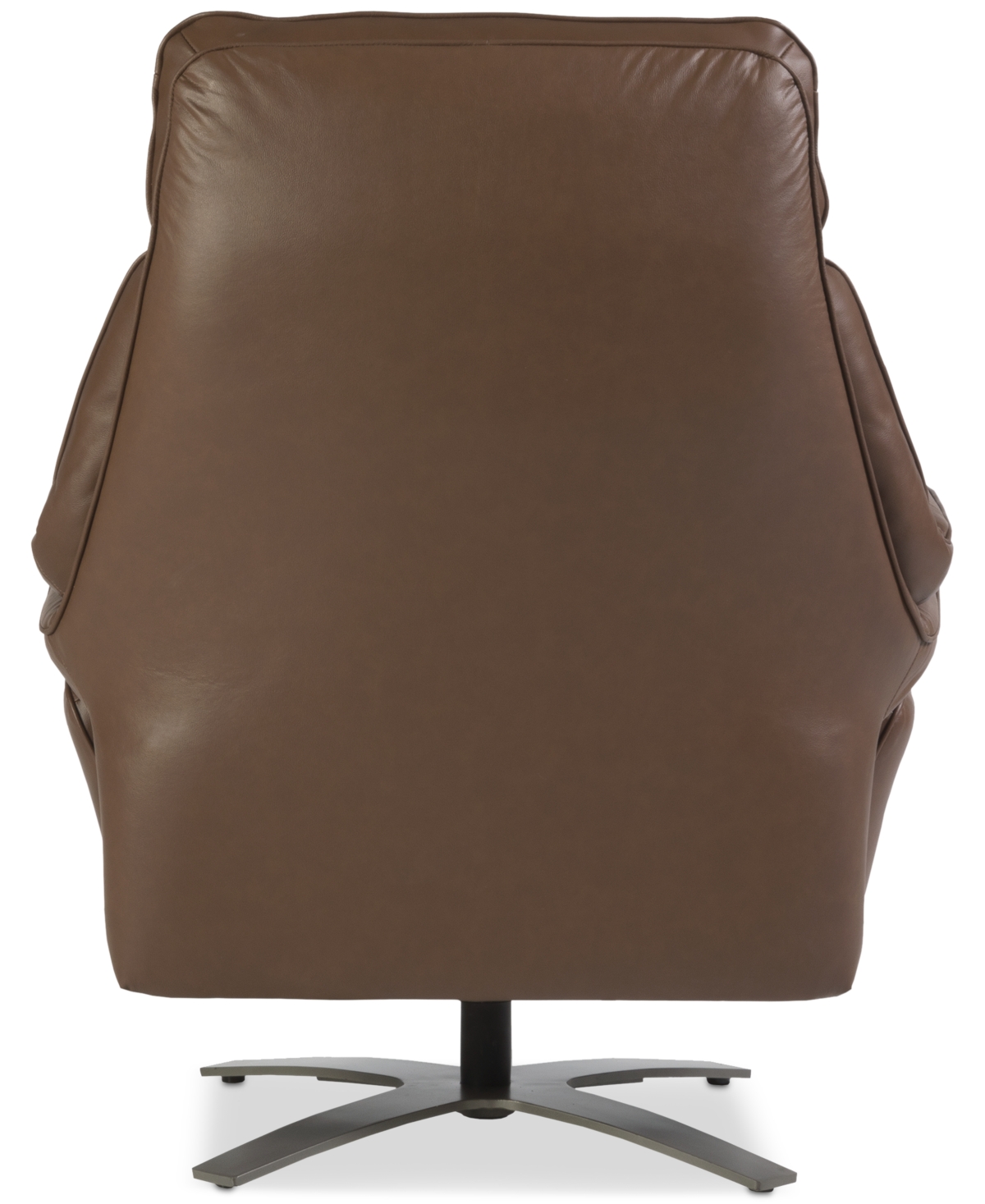 Macy's Guermo Leather Power Recliner, Exclusively At  In Brown