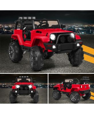 12V Electric Ride On Truck with Parental Remote Control and LED Lights