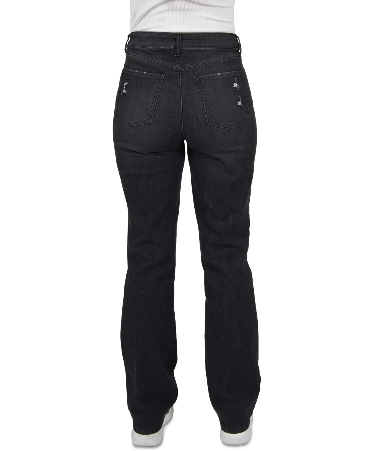 REWASH JUNIORS' HIGH-RISE LOOSE BOOTCUT JEANS 