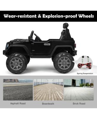 12V Kids Ride On Truck with Remote Control and Double Magnetic Door