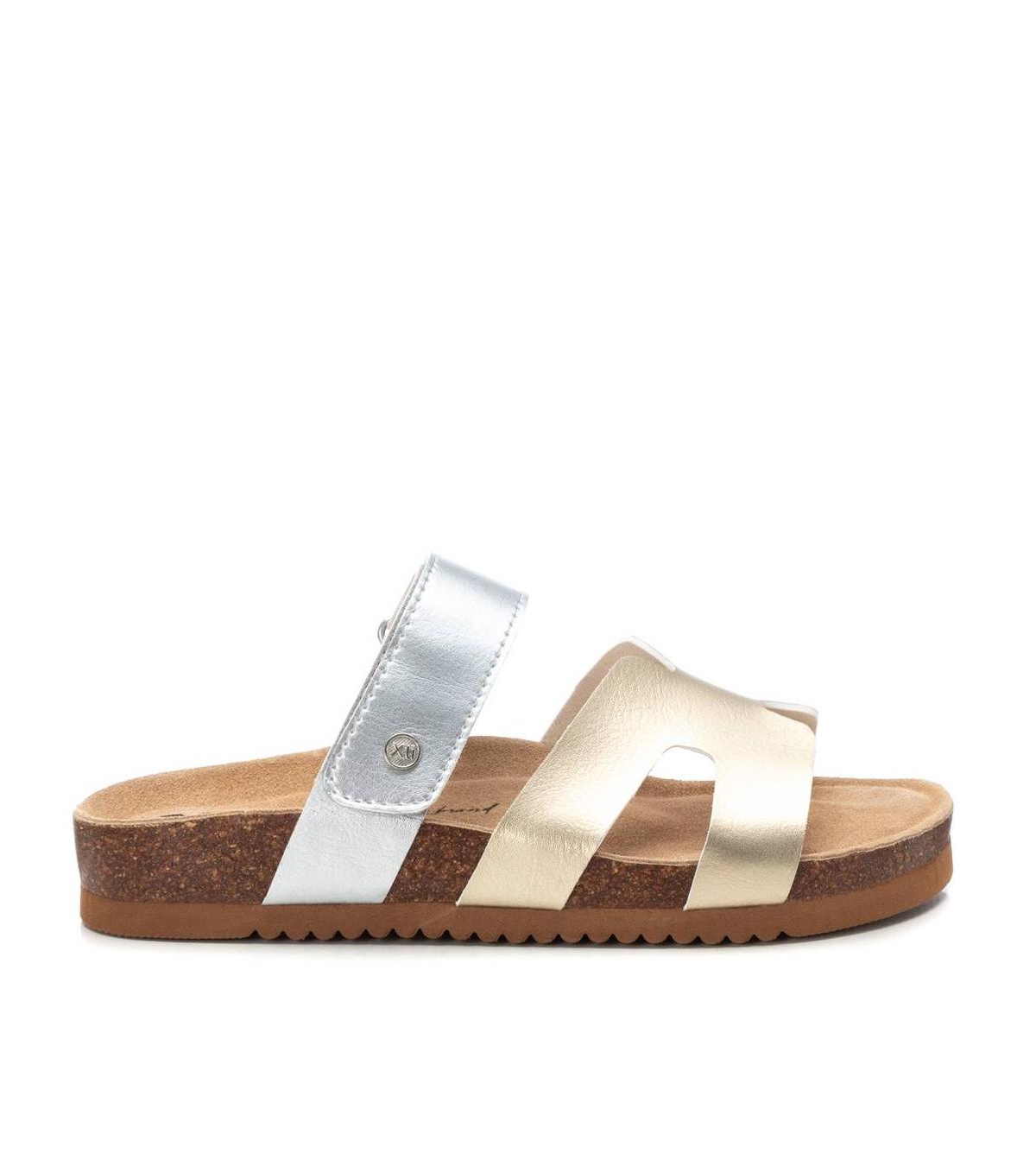 Women's Comfort Slip On Sandals By Xti - Gold
