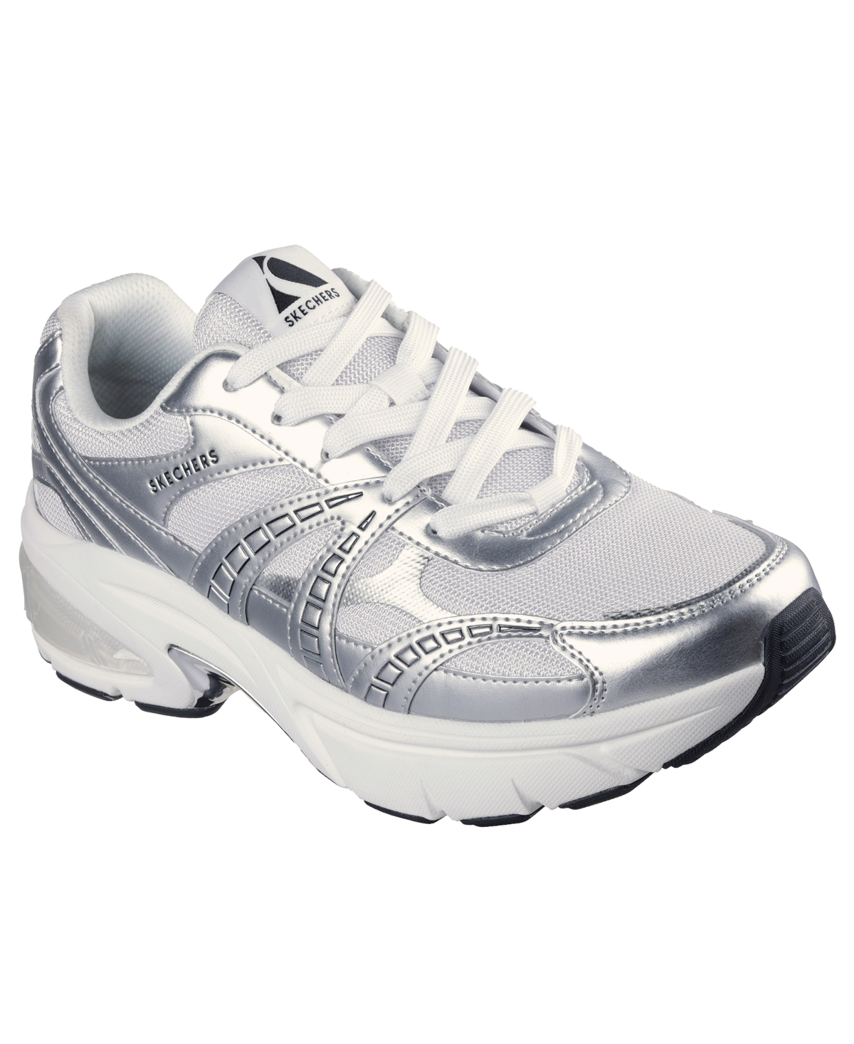 Men's Shadow - Stellar 90 Casual Sneakers from Finish Line - Silver, White
