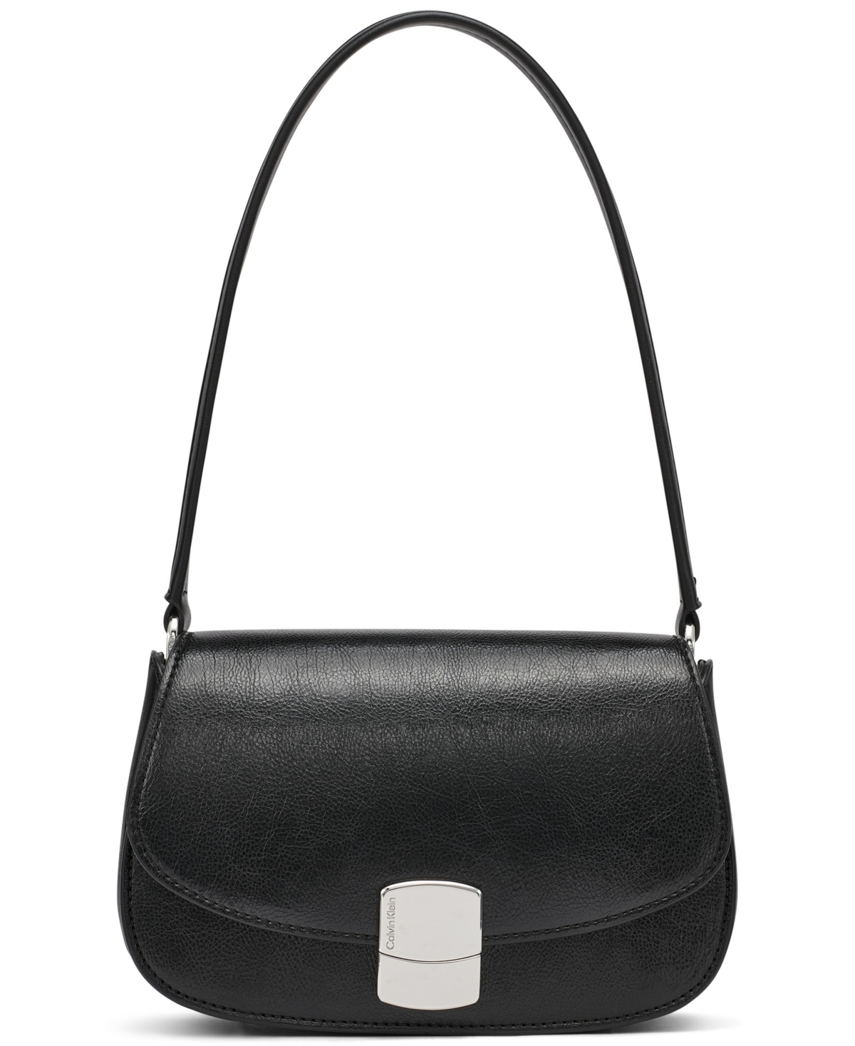 Alina Mini Shoulder Bag - Black, Silver