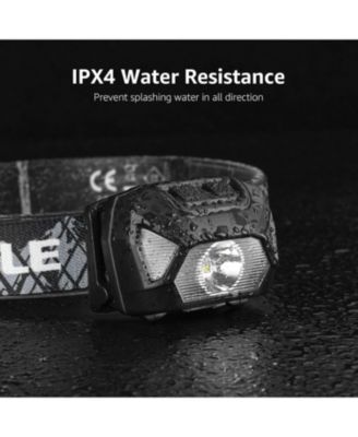 High Lumen Rechargeable LED Headlight, 6 Modes Waterproof Flashlights with Adjustable Headband for Camping Hiking Biking, USB Cable Included