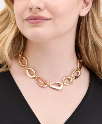 Chunky Chain 19" Statement Necklace, Exclusively at Macy's 