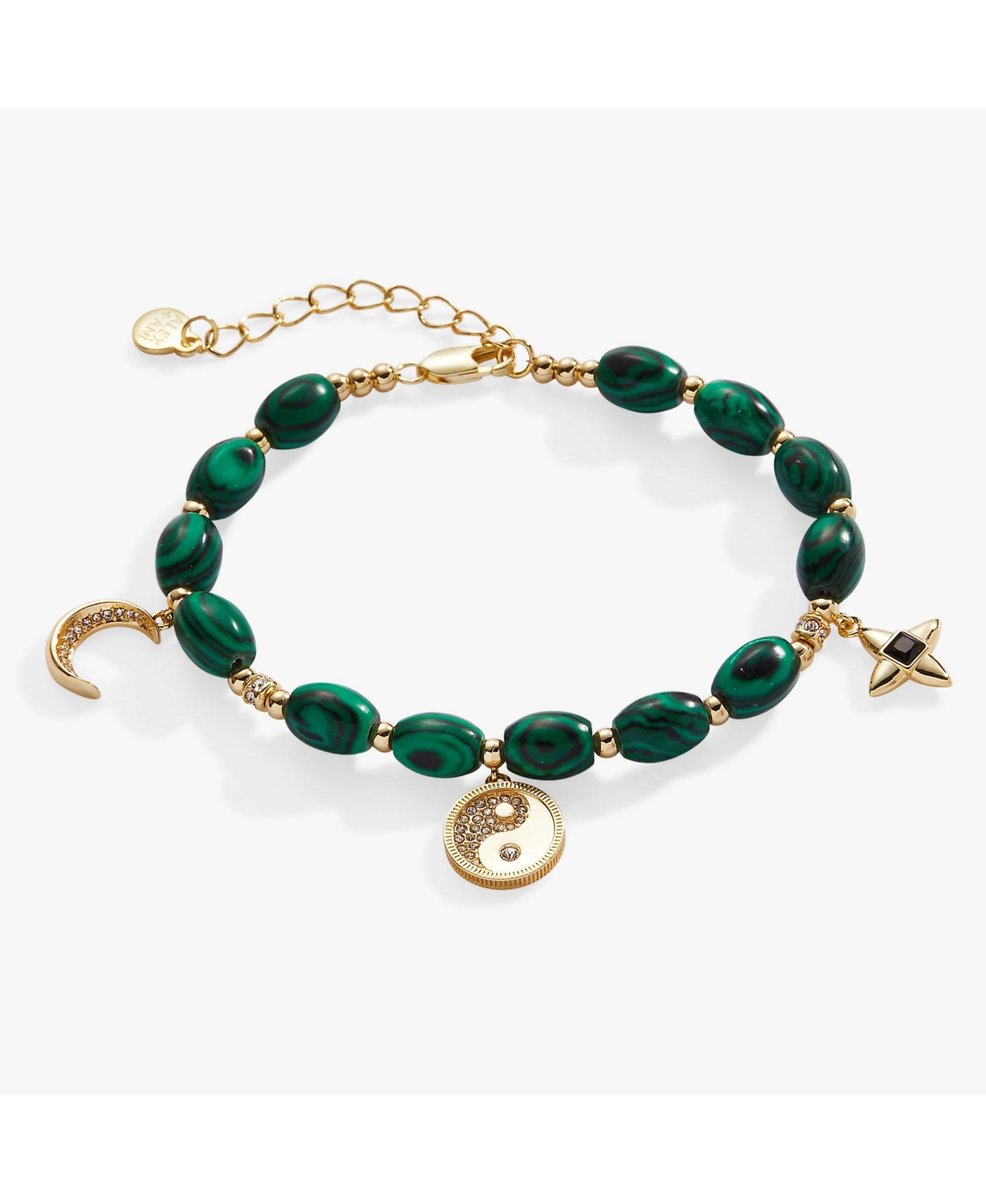 Malachite Fashion Charm Bracelet