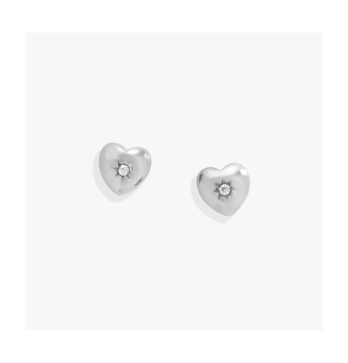 Puffy Heart Mini Studs