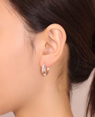 Cubic Zirconia and Opal Evil Eye Hoop Trio Earring Set